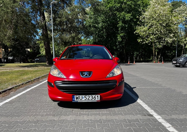 Peugeot 207 cena 10650 przebieg: 173000, rok produkcji 2007 z Warszawa małe 172